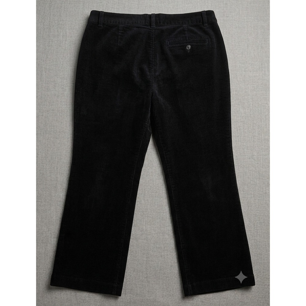 Lauren Ralph Lauren Adelle Trousers Womens 16 Black Minimalist Office Workwear